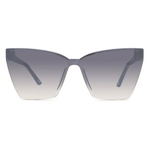 DIFF Goldie Black Smoke Flash Sunglasses